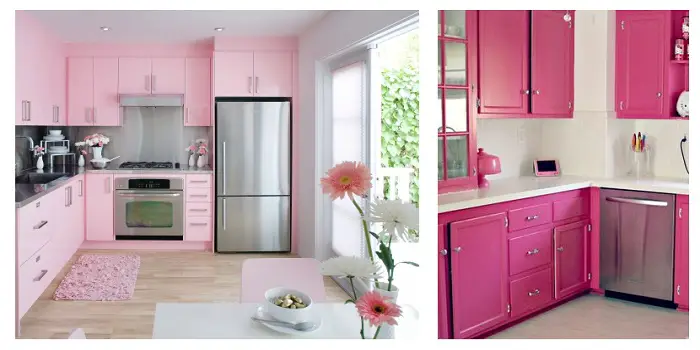 Decorate Your Kitchen Pink