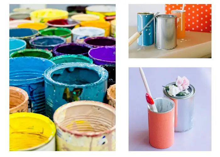 Recycle Old Paint Cans