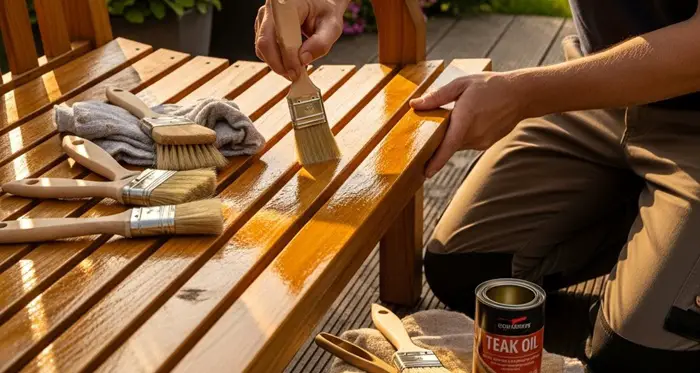 hardwood garden furniture oil