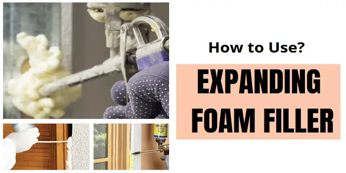 how to use expanding foam filler for wood