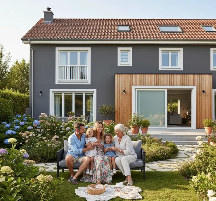 gray colour combinations for exterior