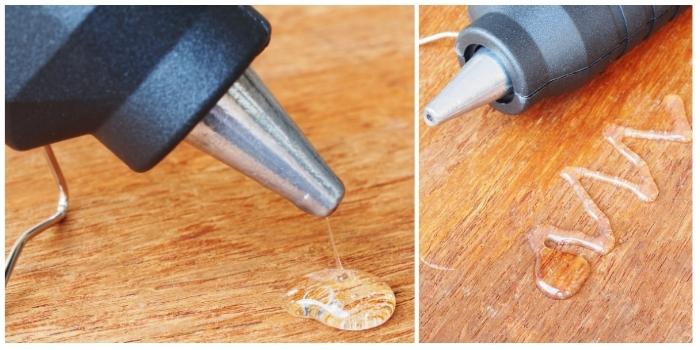 how to use hot glue