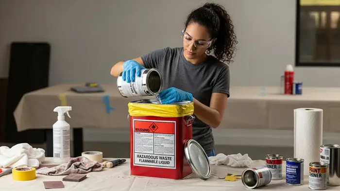 Disposing Rubbing Alcohol After Paint Prep