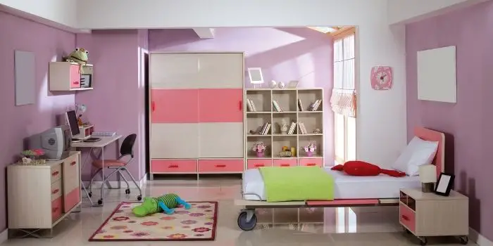 best pink color for painting kids room