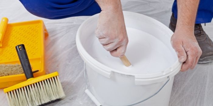 How to harden latex paint for disposal 