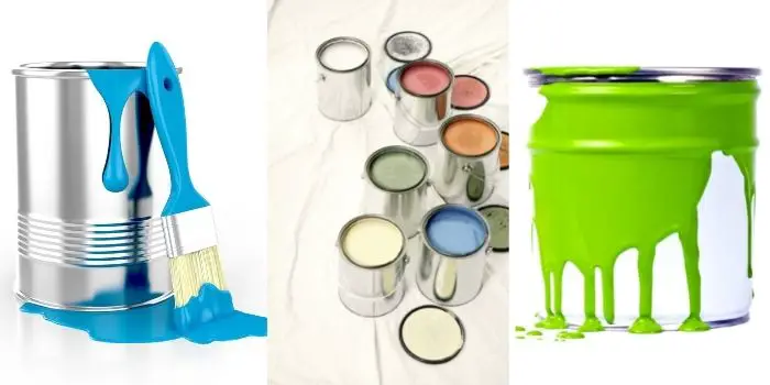 Types of paint cans and sizes