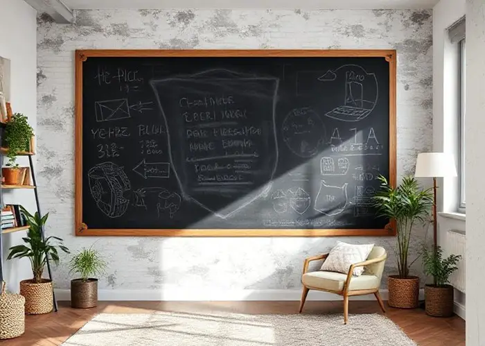 chalkboard to cover wall