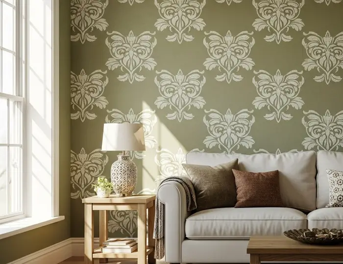stencil design wall