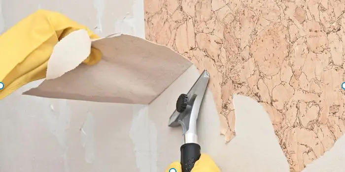 Wallpaper removal without a steamer